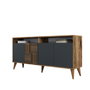 Hanah Home Milan 160 Nogal y Antracita